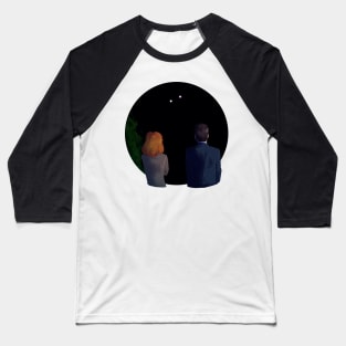 UFO Watching Baseball T-Shirt